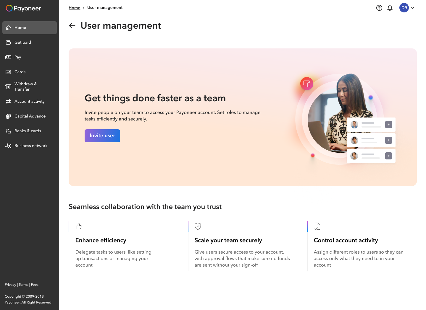 User management — overview