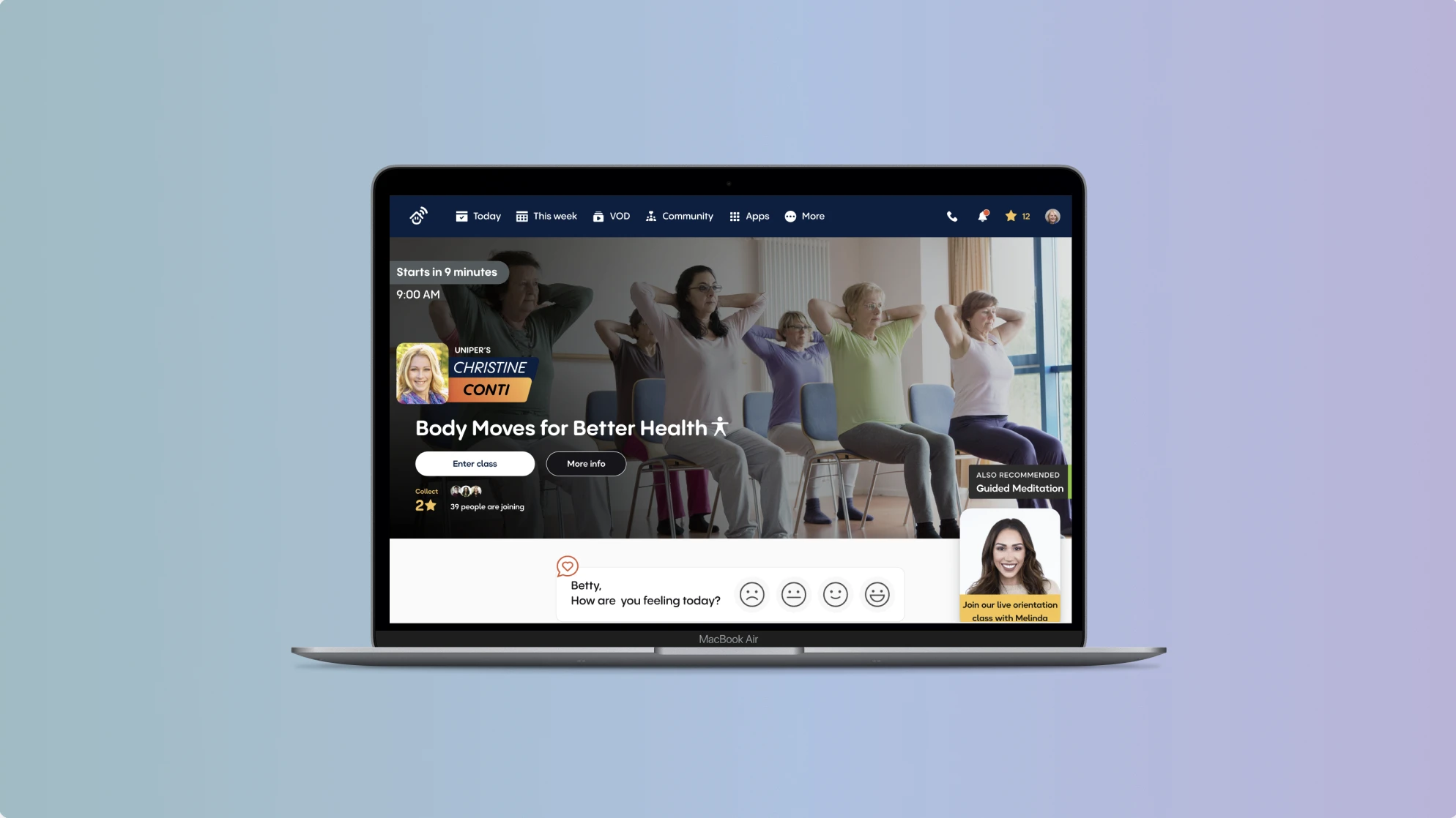 Uniper web app — hero
